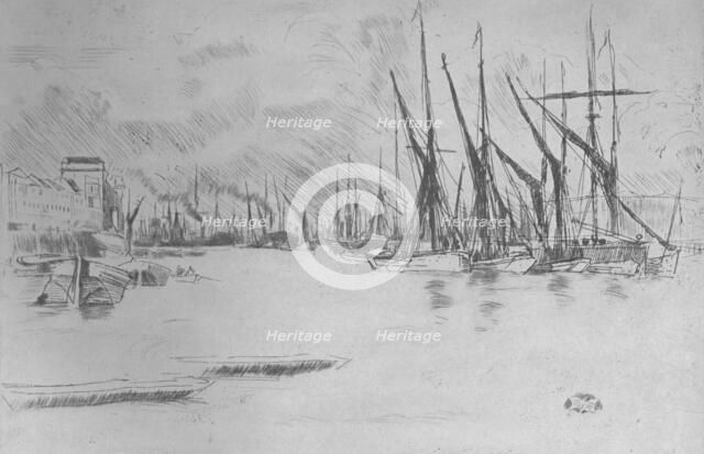 'From Pickled-Herring Stairs', c1878, (1904). Artist: James Abbott McNeill Whistler.