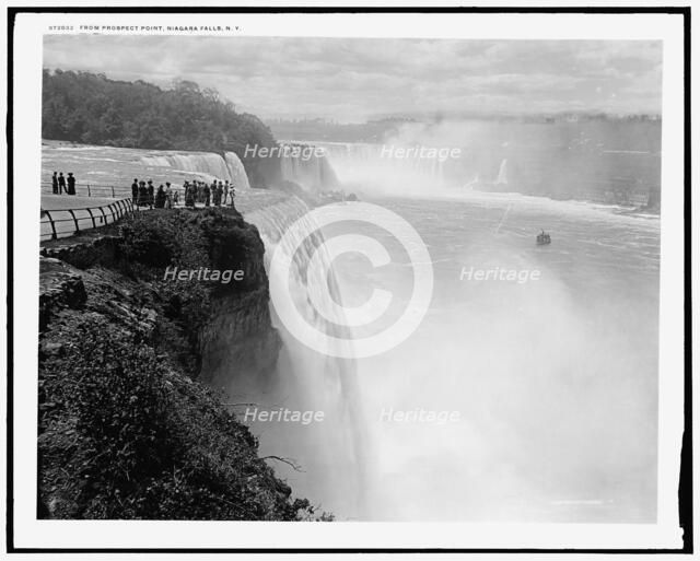 From Prospect Point, Niagara Falls, N.Y., c.between 1905 and 1915. Creator: Unknown.
