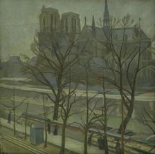 From Quai de la Tournelle, Paris, 1912. Creator: Edvard Weie