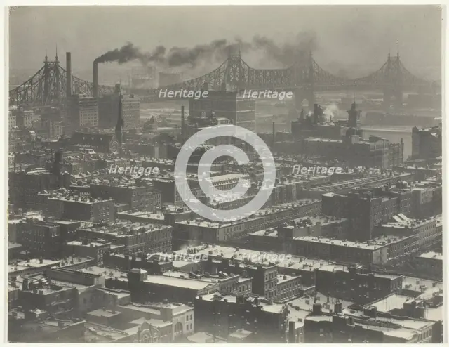 From Room "3003" - The Shelton, New York, Looking Northeast, 1927. Creator: Alfred Stieglitz.