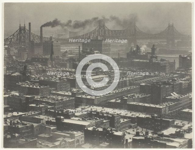 From Room "3003" - The Shelton, New York, Looking Northeast, 1927. Creator: Alfred Stieglitz.