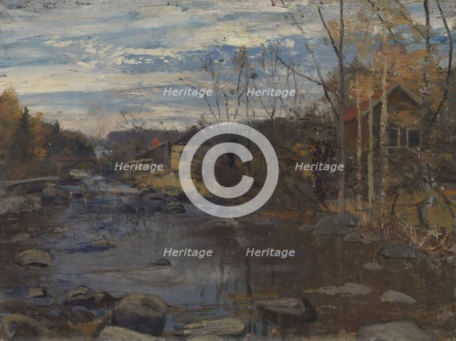 From Sandvikselven, Undated. Creator: Fredrik Jonas Lucian Botfield Collett.
