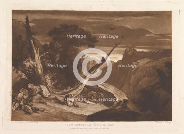 From Spenser's Fairy Queen (Liber Studiorum, part VII, plate 36), June 1811. Creator: JMW Turner.