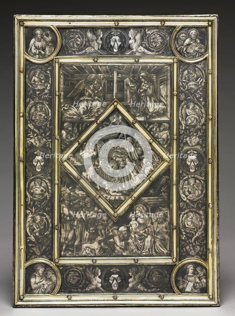 Front Cover for a Gospel Book of French Cardinal Jean La Balou (1421-1491), c. 1467-1468. Creator: Unknown.