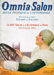 Front cover illustration from the magazine Omnia Salon July 1922. Artist: Frederic Auer