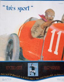 Front cover illustration from the magazine Tres Sport July 1922