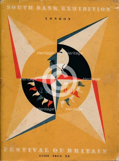 Front cover of a guide to the Festival of Britain, 1951. Artist: Unknown