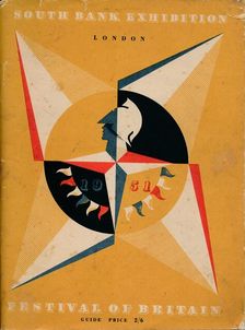 Front cover of a guide to the Festival of Britain, 1951