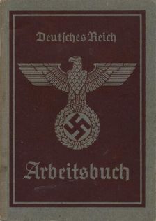 Front cover of a Nazi German workbook, 1941