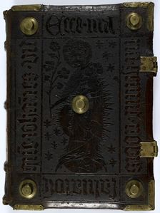 Front cover of "Historia Scholastica", by Petrus Comestor, c1451. Creator: Unknown