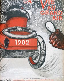 Front cover of La Vie au Grand Air 20 December 1902. Artist: Lucien Faure
