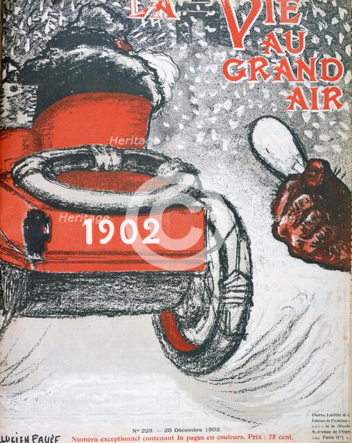 Front cover of 'La Vie au Grand Air', 20 December 1902. Artist: Lucien Faure