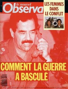 Front cover of Le Nouvel Observateur, Febuary 1991