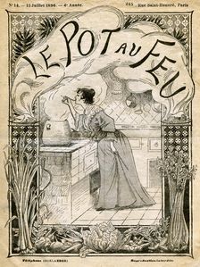 Front cover of Le Pot au Feu 15th July 1896