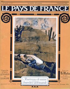 Front cover of Le Pays de France, 9 September 1915