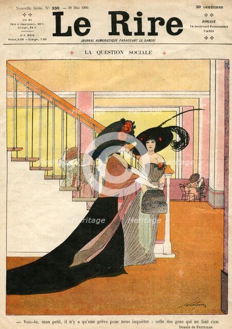 Front cover of Le Rire, or Laughter, 29th May 1909. Artist: Petitjean