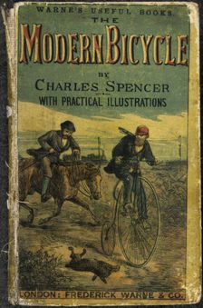 Front cover of The Modern Bicycle 1877. Creator: Unknown
