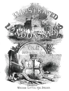 Front cover of "The Illustrated London News", Vol. 17, July to December, 1850. Creator: Unknown
