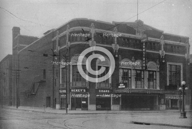Front elevation, Fort Armstrong Theatre, Rock Island, Illinois, 1925. Artist: Unknown.