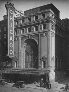 Front elevation, the Chicago Theatre, Chicago, Illinois, 1925