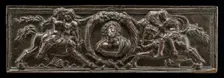 Front of a writing casket: Centaurs and Nymphs with Cornucopiae and Bust, c. 1500. Creator: Unknown