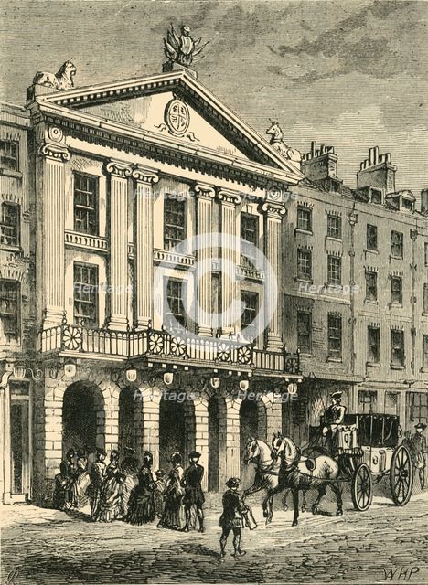 'Front of Old Drury Lane Theatre', (1881). Creator: Unknown.