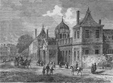 Front of Montagu House, Great Russell Street, Bloomsbury, London, 1830 (1878)