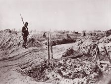 Front of Petersburg Lines, 1864. Creator: Tim O'Sullivan