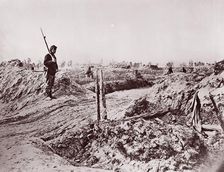 Front of Petersburg Lines, 1864. Creator: Tim O'Sullivan