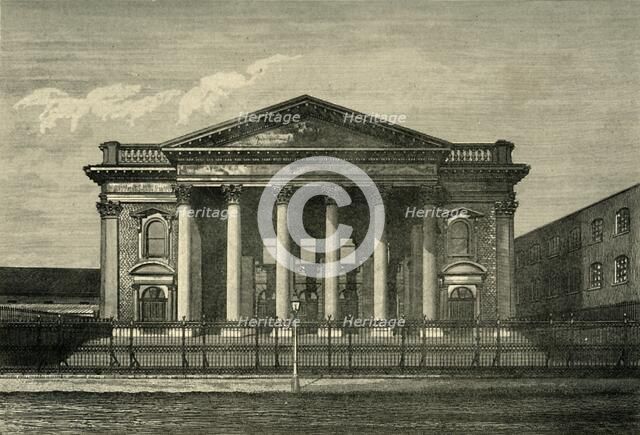 'Front of the Metropolitan Tabernacle', (c1878). Creator: Unknown.