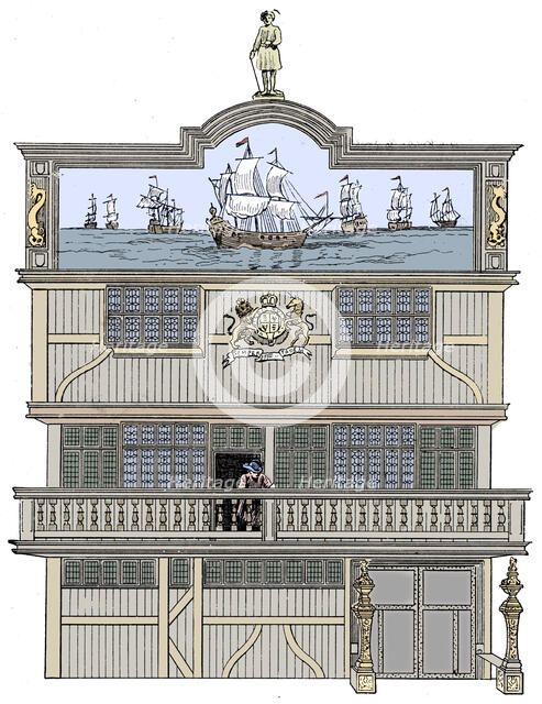 Front of the old East India House, London, 1894. Artist: Unknown.