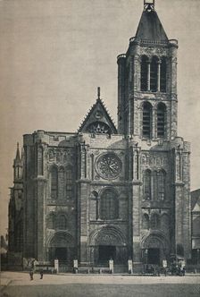 Front of the Abbey Church of Saint Denis, The Burial Place of the French Kings c1906, (1907)