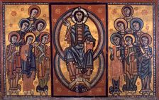 Front of the Apostolate, from the Diocese of La Seu d'Urgell. Represents Christ and the apostles