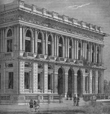 Front of the Army and Navy Club, Westminster, London, c1870 (1878)