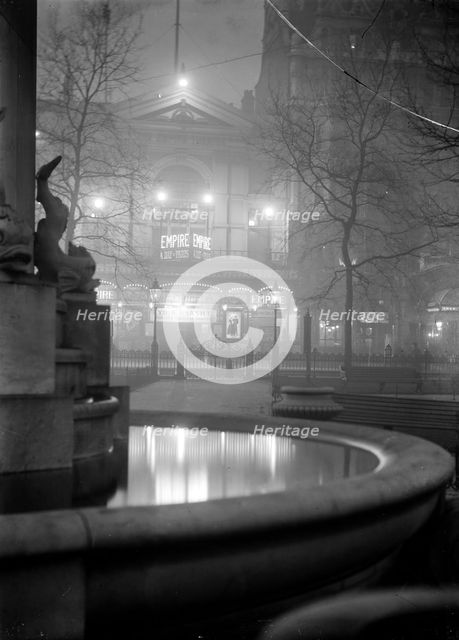 Front of the Empire Theatre, Leicester Square, London, post 1887. Artist: Unknown
