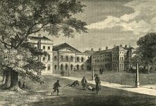 Front of the Foundling Hospital c1876. Creator: Unknown