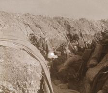 Front line trenches, Beauséjour, northern France, c1914-c1918