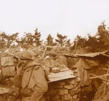 Front line, Verdun, northern France, 1916