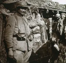 Front line at Berry-au-Bac, northern France, c1914-c1918