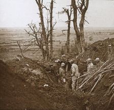 Front line, Les Éparges, northern France, c1914-c1918
