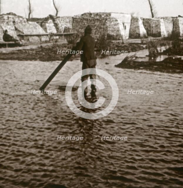 Front line, Ramskapelle, Belgium, c1914-c1918. Artist: Unknown.