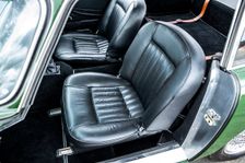 Front seats of a 1961 Aston Martin DB4 GT previously owned by Donald Campbell. Creator: Unknown