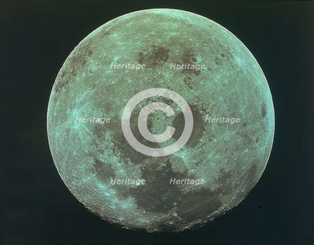 Front side of the moon, 22 July 1969.  Creator: Unknown.