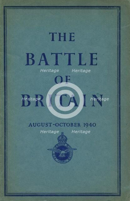 Front page of The Battle of Britain, 1940. Artist: Unknown.