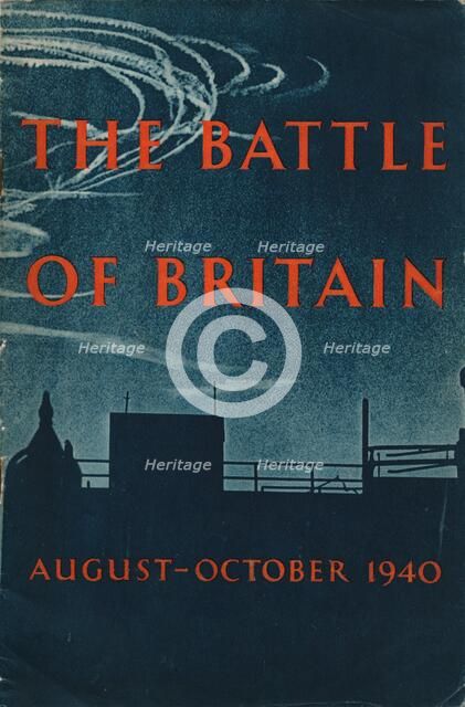 Front page of The Battle of Britain, 1943. Artist: Unknown.