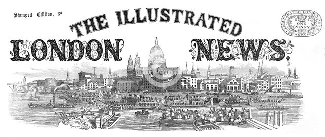 Front page of the "Illustrated London News", 1868. Creator: Unknown.