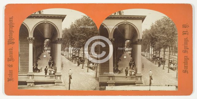 Front Piazza, late 19th century. Creator: Baker & Record.