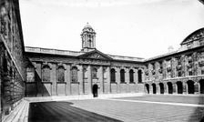 Front Quad, Queen's College, Oxford, Oxfordshire, 1875. Artist: Henry Taunt