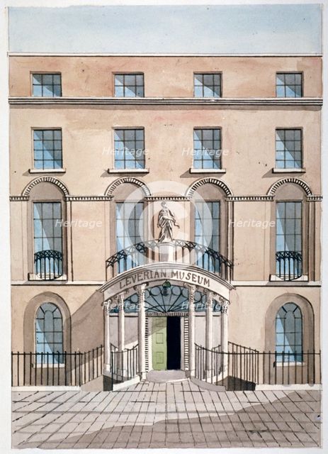 Front view of the Leverian Museum, Albion Place, Southwark, London, c1806. Artist: Anon
