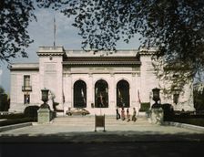 Front view of the Pan American Union, Washington, D.C., 1943. Creator: John Collier